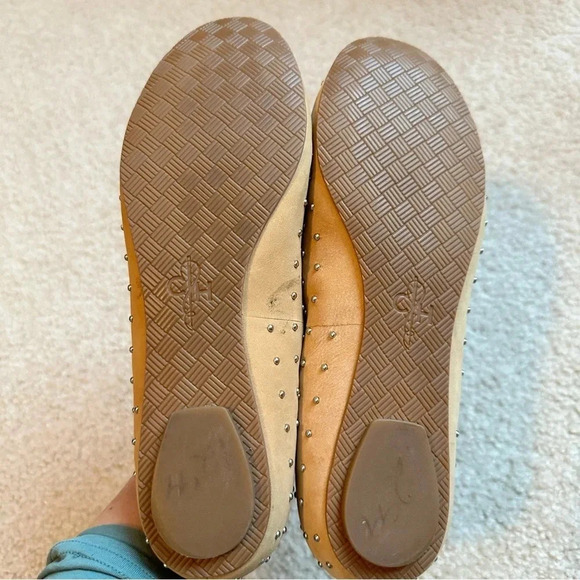 Cole Haan Tan Studded Ballet Flats - Picture 3 of 6